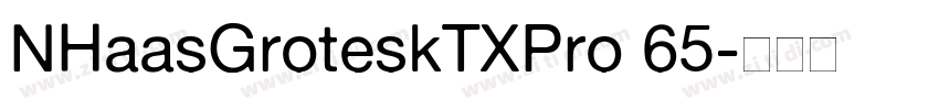 NHaasGroteskTXPro 65字体转换